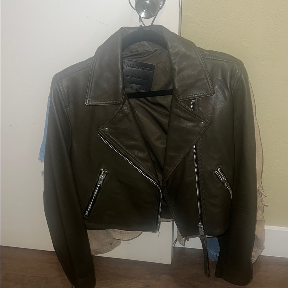 All Saints Women's Leather Jacket
